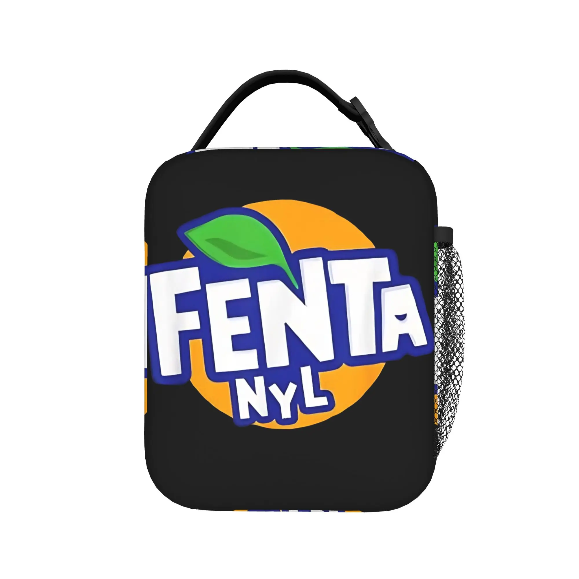 F-Fenta NYL Lunchbag für Herren, bedruckte Lunchbox, Freizeit-Reise-Kühltasche, tragbare Oxford-Thermo-Lunchbags – Detail 3
