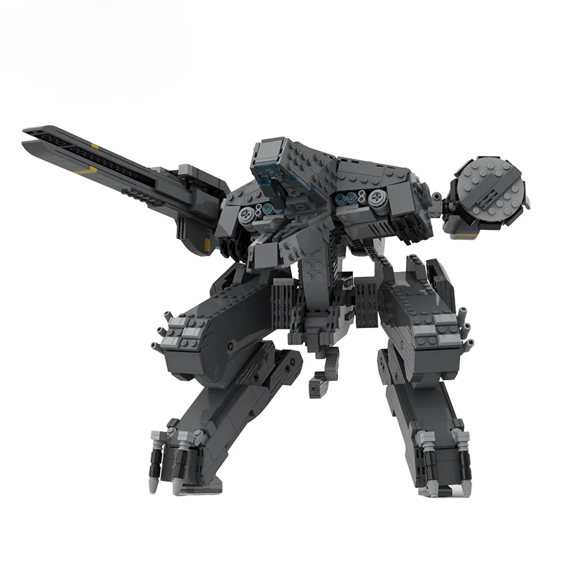 1883PCS MOC mecha robot game series building block assembly model metal gear solid game robot MOC-92620 game brick holiday gift