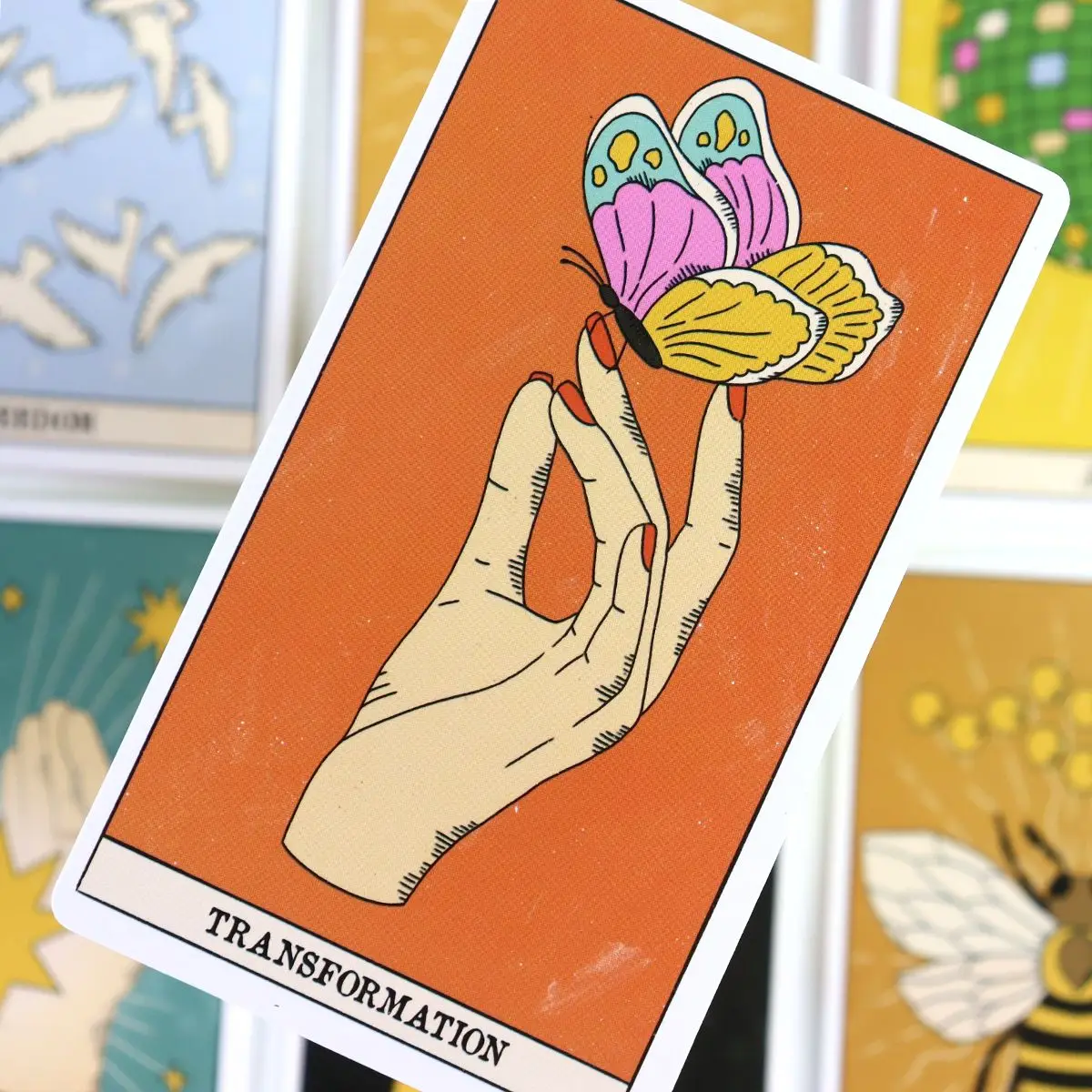 10.3*6 سم سطح السفينة الروحية الساحرة الحديثة، 60 قطعة بطاقات أوراكل على الطراز الحديث