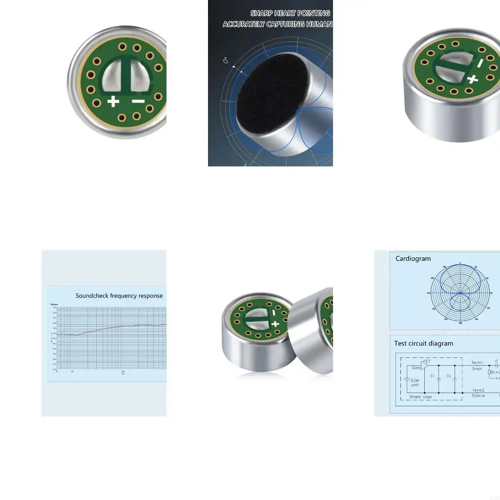 462E Sound Quality Unidirectional Microphone Part for High Pressure Sound Environments