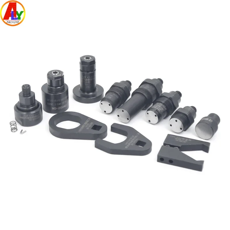 10PCS EUI EUP Tool Diesel Injector Disassembly Dynamic Travel Measuring Clamp Fixture Tools for Cat C13 C15 C18