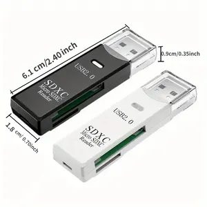 Robust Card reader USB 3.0 2.0 2 in 1 High -speed data transmission with compatibility of up to 5 Gbps Multiple PC camera 6 Main Sales Micro SD Reader - №2