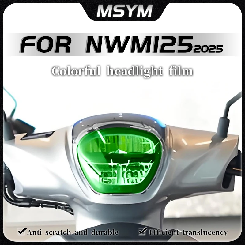 

For HONDA NWM125 nwm125 2025 Smoked tail light transparent headlight sticker display screen film scratch-resistant accessories