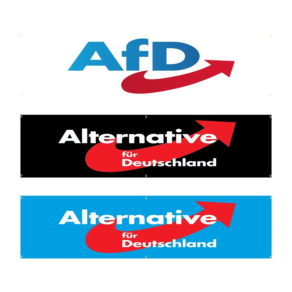 60*240 Alternative Afd Germany Flag Polyester Printed Banner Decoration