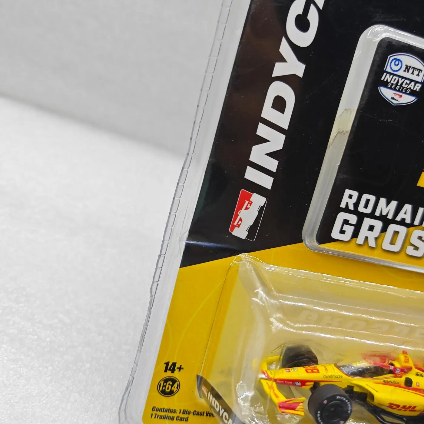 

GreenLight 1:64 NTT IndyCar Series- # 28 ROMAIN GROSJEAN/DHL модель автомобиля из металлического сплава, украшение автомобиля, коллекция подарков