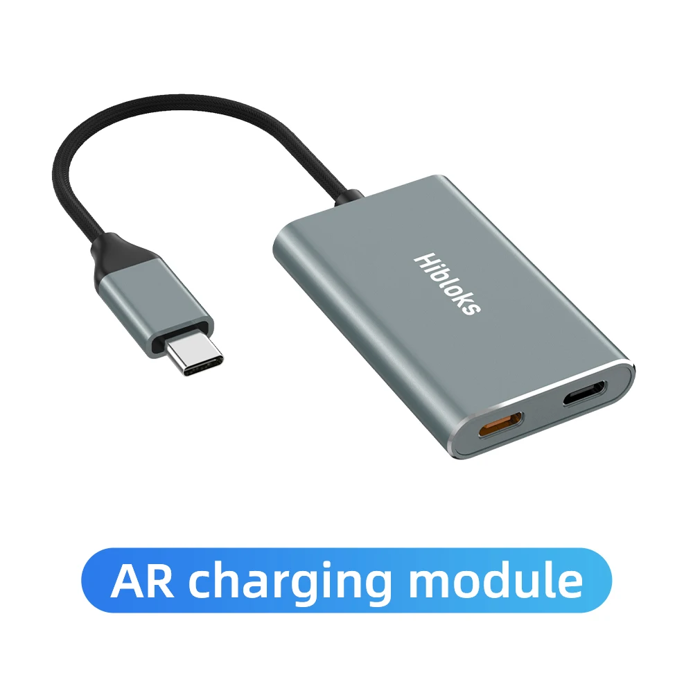 USB-C To AR Glasses Adapter Hub - 100W Fast Charging & 4K Video For Xreal/Rokid Glasses