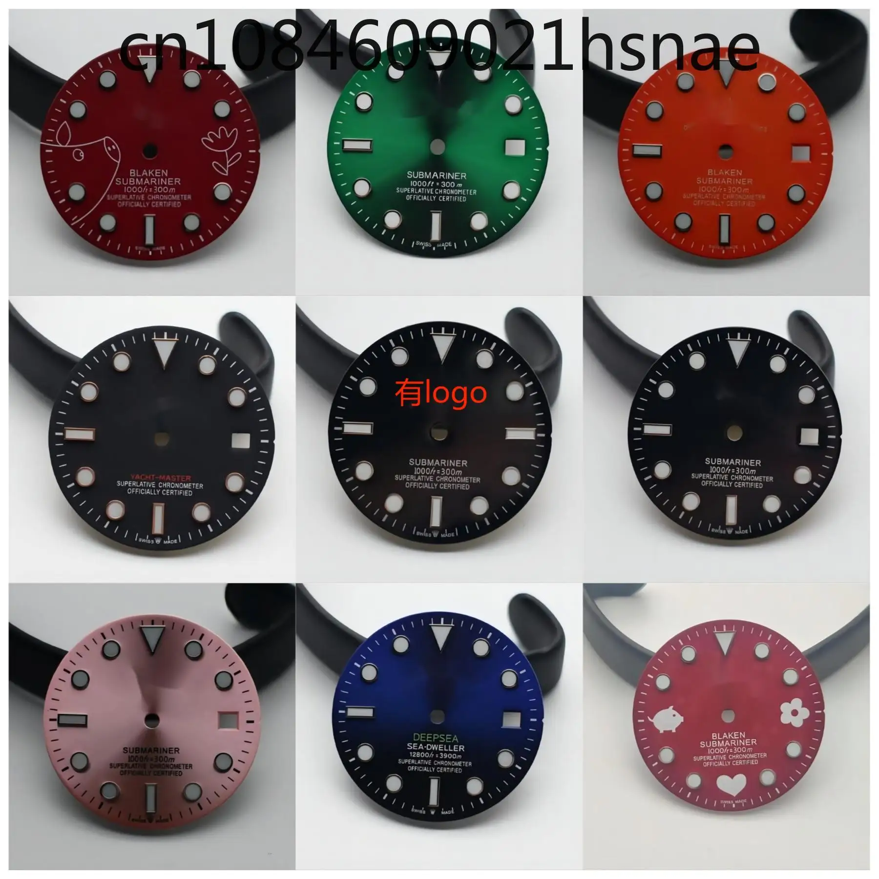 ETA2836 dial luminous modified surface for 8215 movement 2813 literal