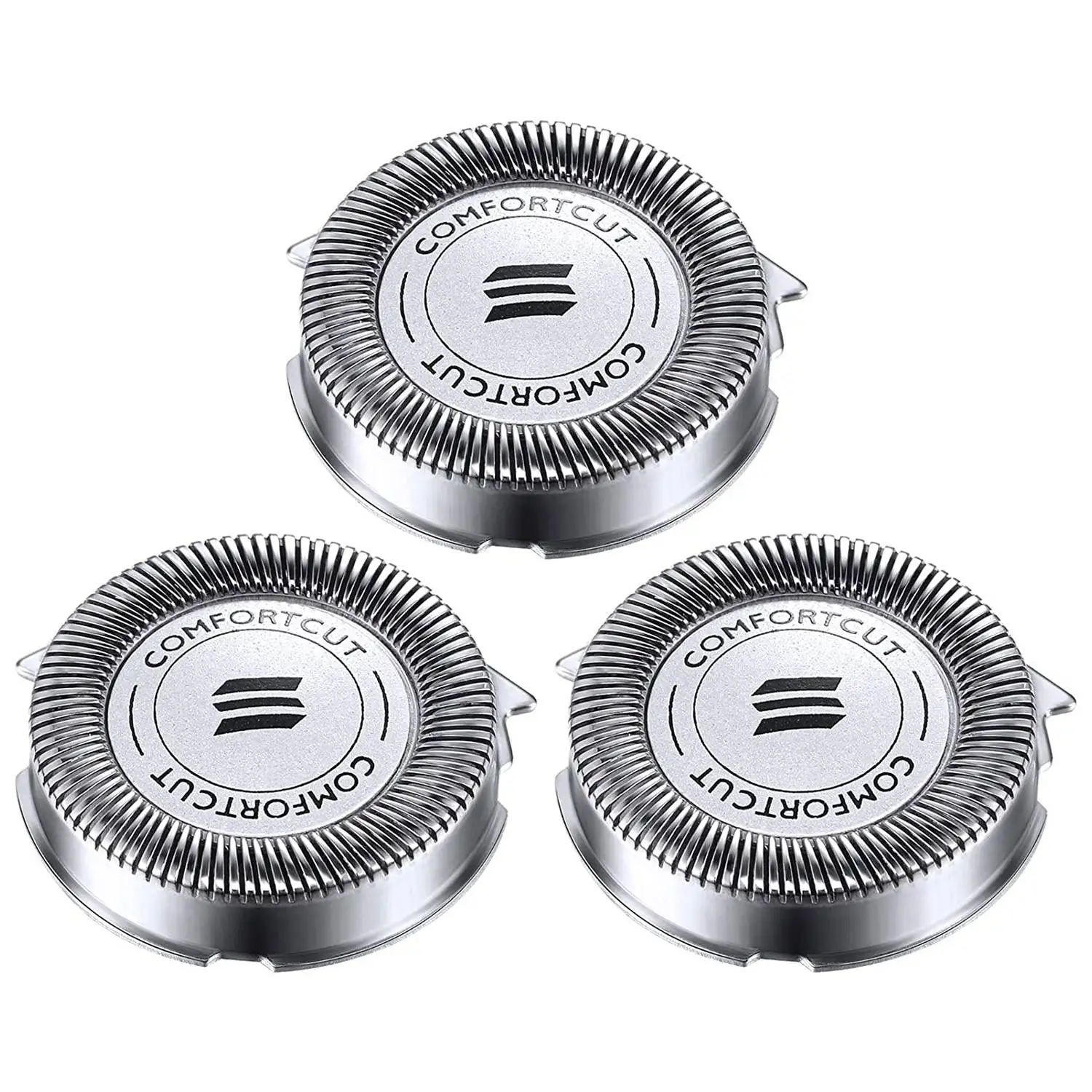 3 unidades de cabeças de substituição de barbeador SH30/50/52 para barbeador elétrico Philips série 1000, 2000, 3000, 5000 cabeça de lâmina