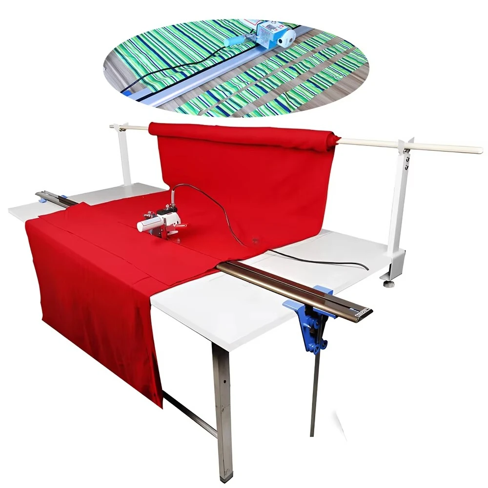 

Automatic and Manual Fabric Cutting Machine for Nylon Spandex Linen Jute Tent and Roller Blinds Textile Cutting Table