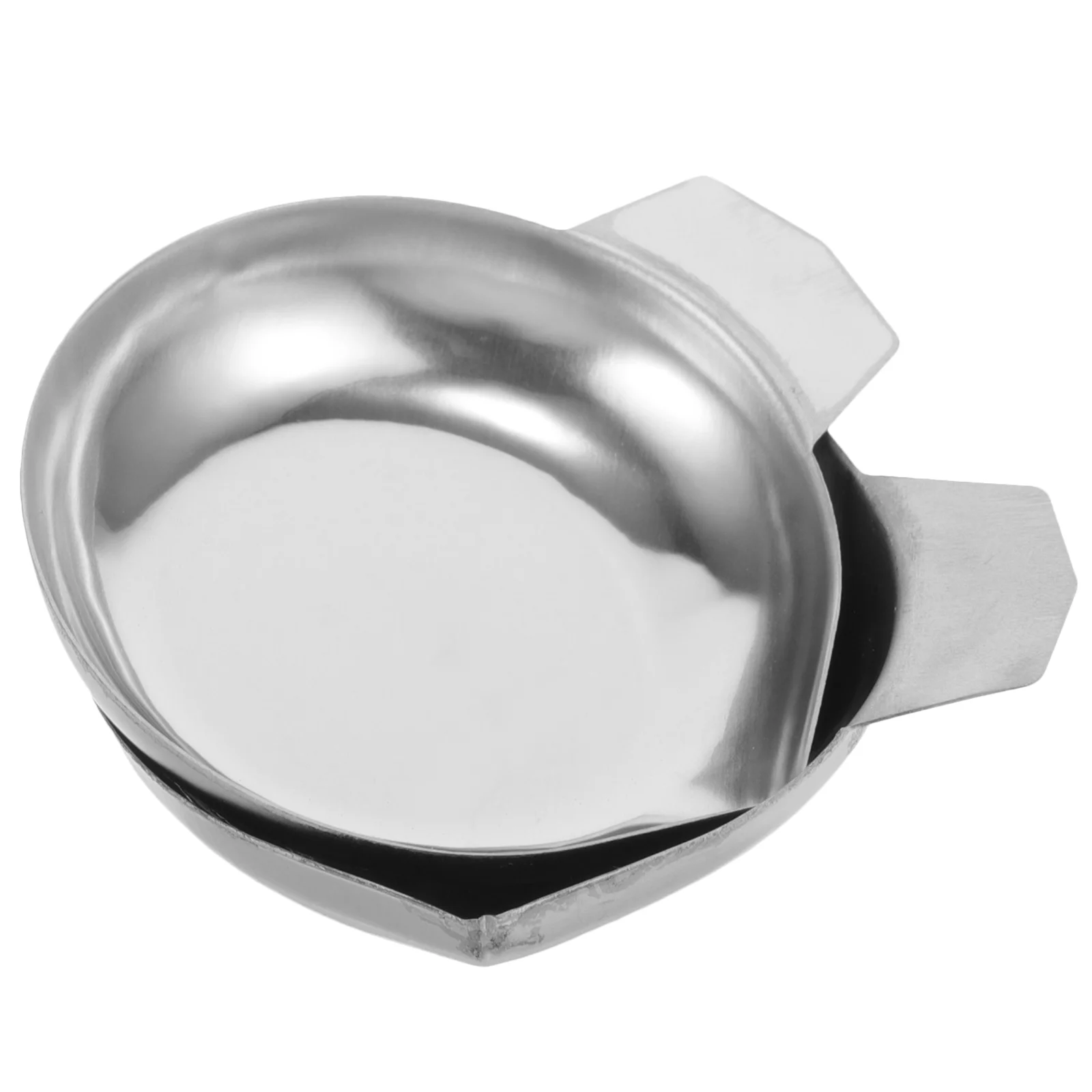 2 Pcs Diamond Weighing Pan Metal Scale Tray Powder Pans for Scales Digital Tool Dish Measuring Jewelry Stainless Steel