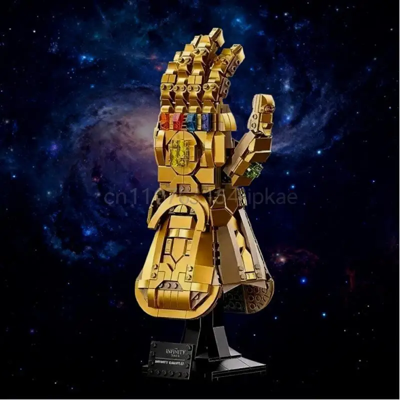 

590 шт., неограниченное количество перчаток, строительные блоки, сборка головоломок, модель игрушки, детские подарки на Рождество и день рождения