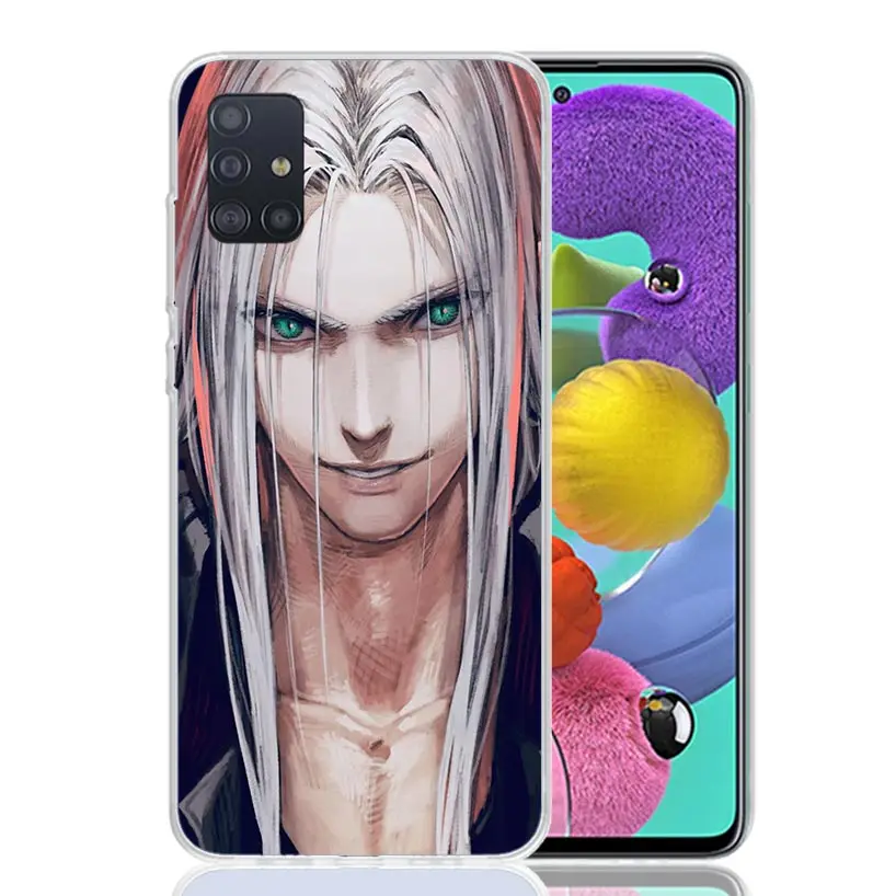 Anime FINAL FANTASY 7 BloodyBeni Phone Case for Samsung Galaxy A50S A51 A70 A71 A41 A31 A21S A11 A40 A30 A20E A10 A6 Plus A8 + A