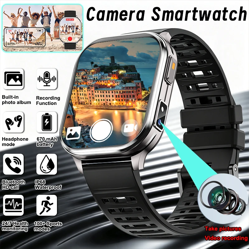 Aquatic Sports Performance - 2026 New Smart Watch With Camera