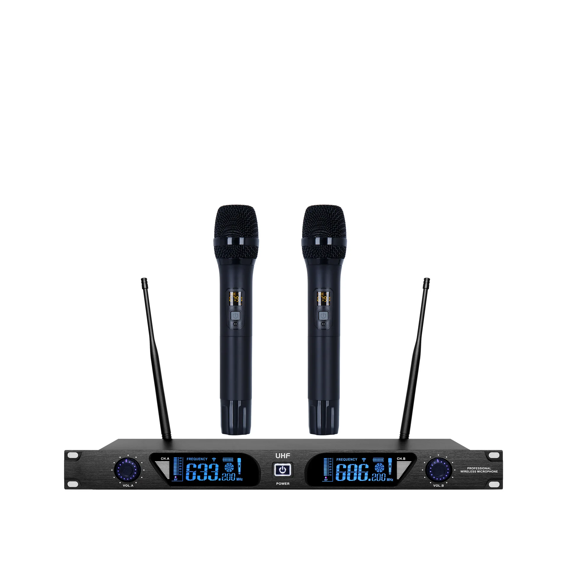 

U1 one-to-two wireless microphone, head-mounted collar clip microphone for KTV home,