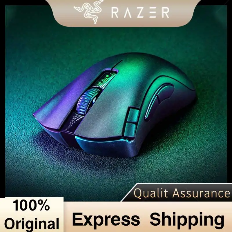 Razer DeathAdder V2 X HyperSpeed Award-Winning Ergonomic Design - Ultra-Fast Wireless - 235hr Battery Life