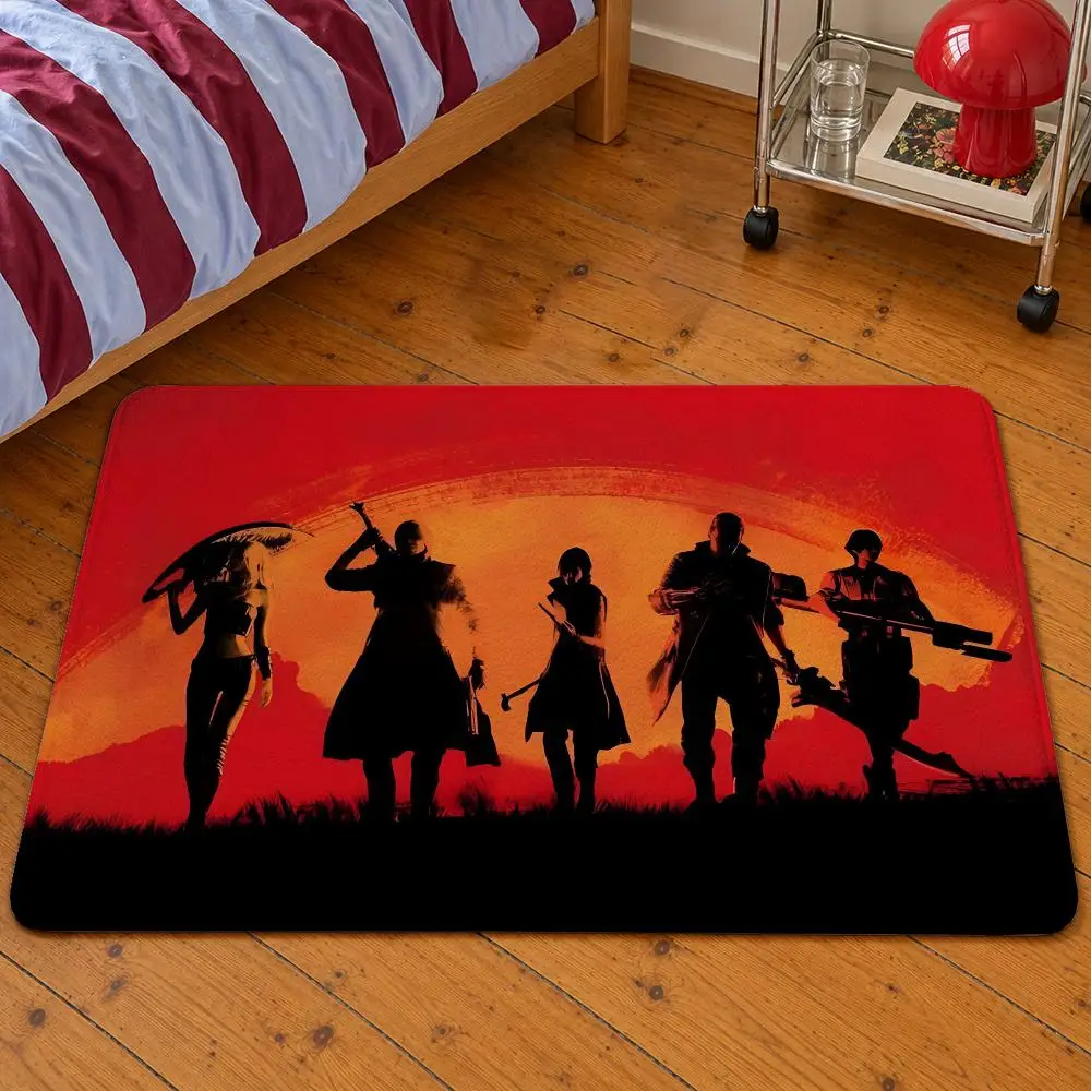 Game Devil May Cry Dante Vergil DMC Floor Mat Soft Flannel Entrance Doormat Non-Slip Washable Rug For Bedroom Kitchen Home Decor