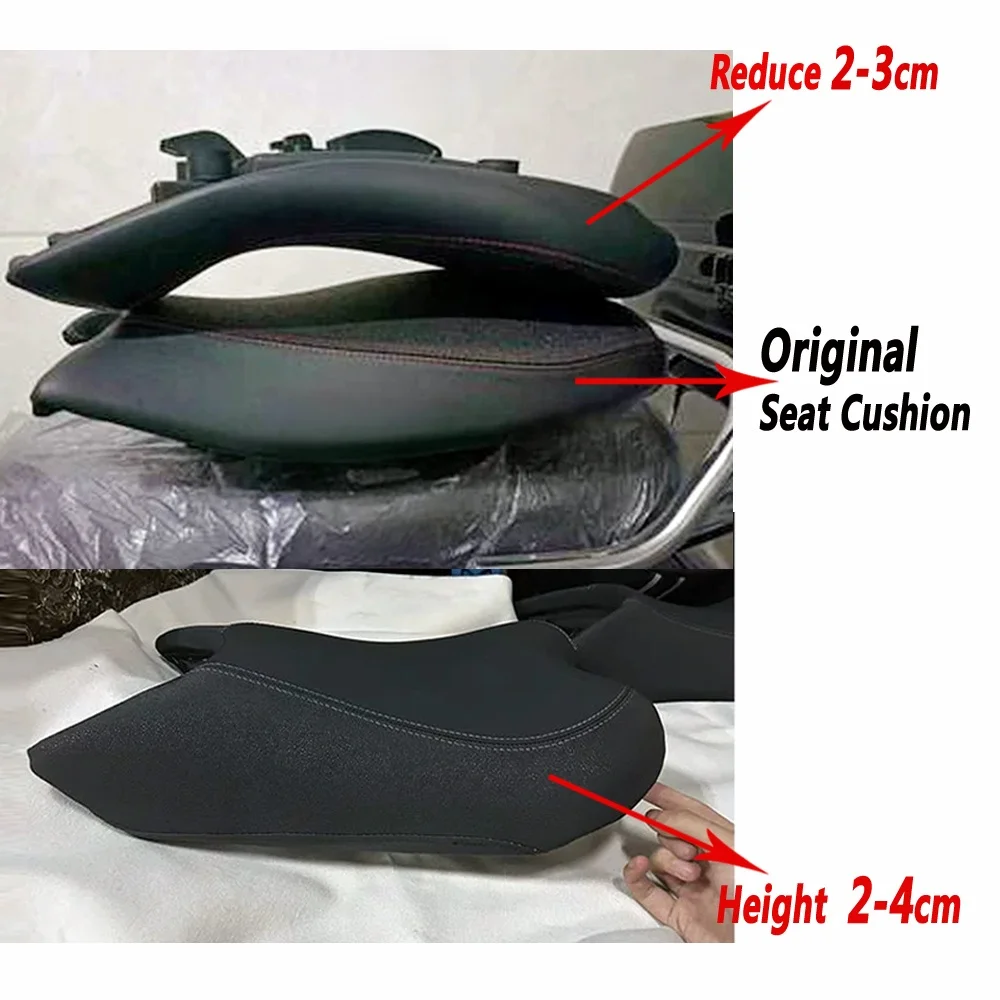 front seat cushion Increase decrease modification For CYCLONE RX650 SR650 RX6 Front and rear seat cushions stools saddles