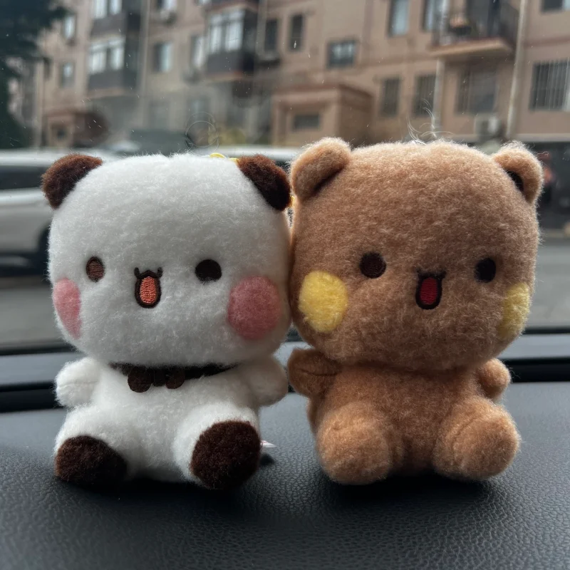 

In Stock Yier And Bubu Authorized Cute Bear Keychain Baby Bag Pendant Kawaii Doll Gift For Girls Women