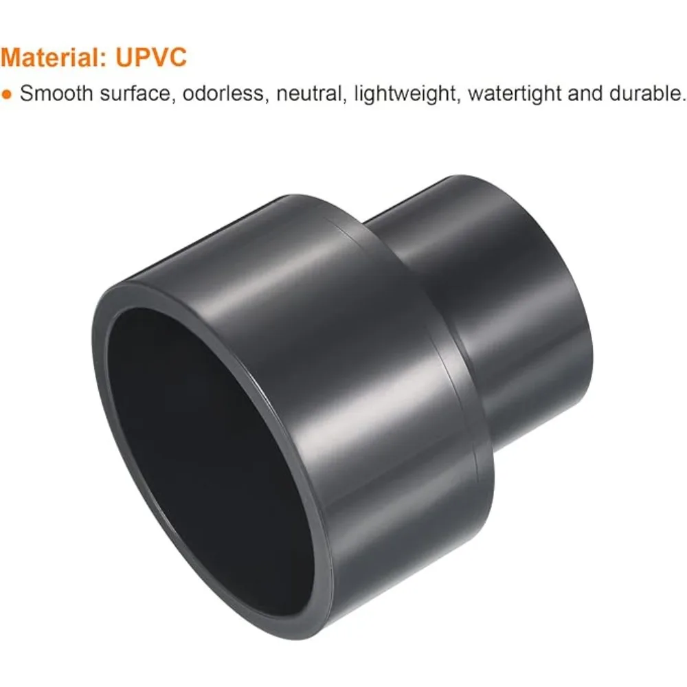 PVC Transdirect 20 25 32 40 50 63 75 90 110 Verloopstuk Converteren Grijs