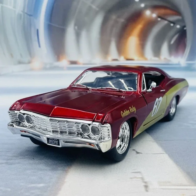 

JADA 1:24 IMPALA SS 1967, легкосплавный мускулистый автомобиль, литье под давлением и игрушечный транспорт, модель автомобиля, миниатюрная масштабная модель автомобиля для детей