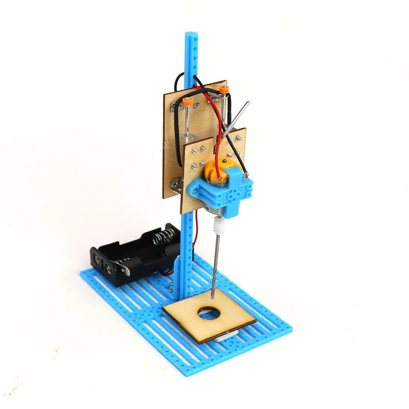 DIY электрическая дрель Модель ручной работы Физика Эксперимент головоломка модель небольшие научные и технологические работы