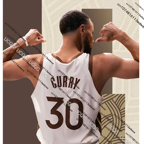 26/25 US Latest Basketball Sports Curry NO 30 Men's Jersey Fans Basketball Vest Breathable Competition Training Outdoors Jersey