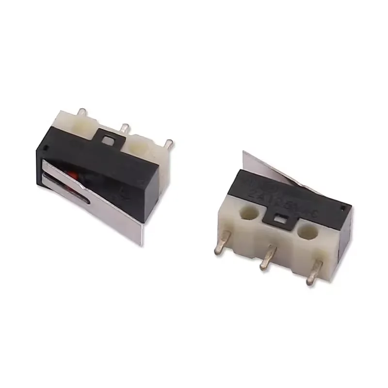 Microswitch contact switch Three-pin vertical MS-004 small microswitch with 13.5mm handle