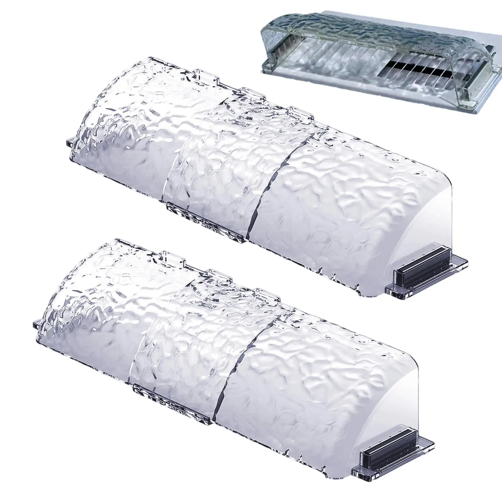 2/4pcs Air Conditioner Vent Deflector Air Conditioner Magnetic Vent Blocker Multifunctional AC Deflector For Floor Ceiling
