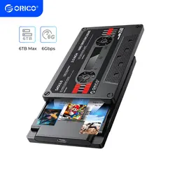 ORICO 2.5 Hard Drive Enclosure SATA to USB3.0 External Hard Drive Case 5Gbps / 6Gbps Type-C HDD Case for PC With DIY Stickers