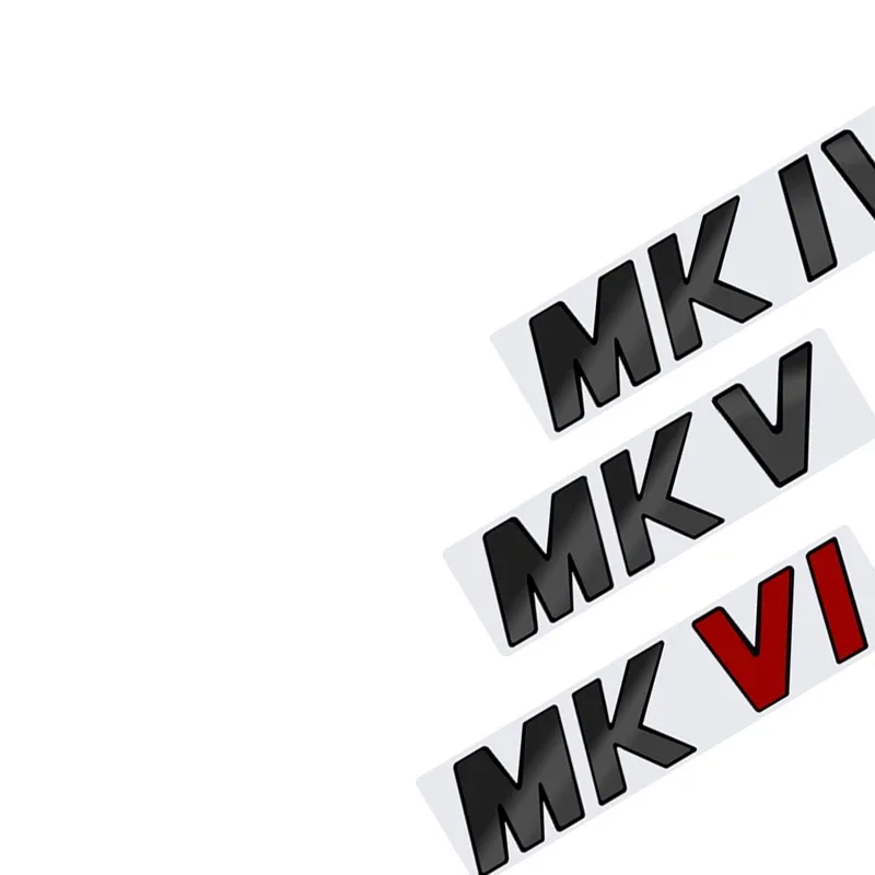 Metal Emblem Car Styling MKIV MKVI MKV Front Grille Sticker Badge for GOLF 4 5 6 7 MK4 MK5 MK6 MK7 VW Jetta Polo