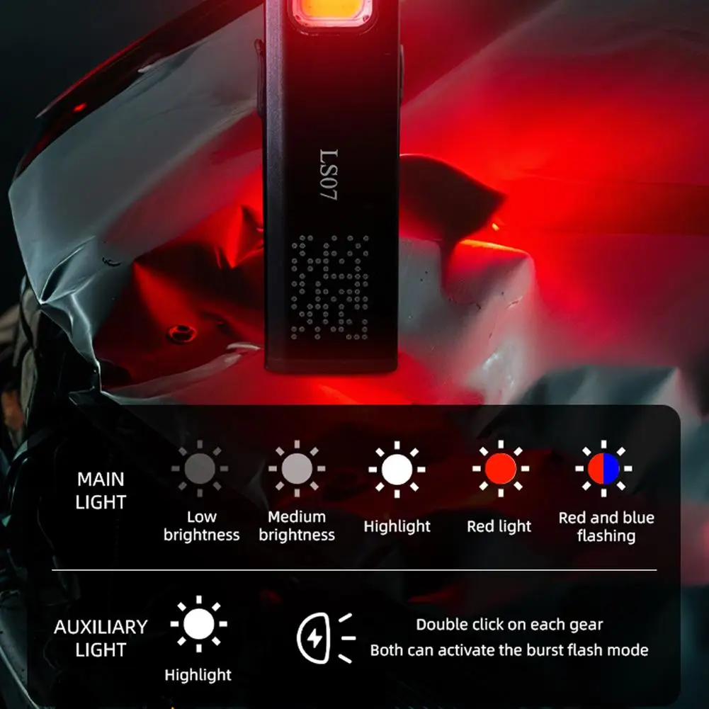 Portable LED Keychain Flashlight USB-C Rechargeable Outdoor Emergency Pocket EDC Flashlight High Power Mini Work Light