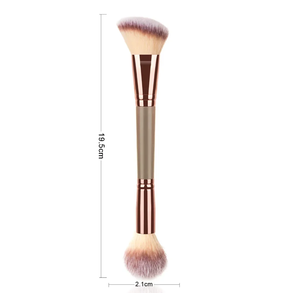 1PC Foundation Make-Up Pinsel Dual Kopf Runde Concealer Pinsel oder Flüssige Creme Rouge Blending Poliert Concealer Dual Side HEIßER VERKAUF