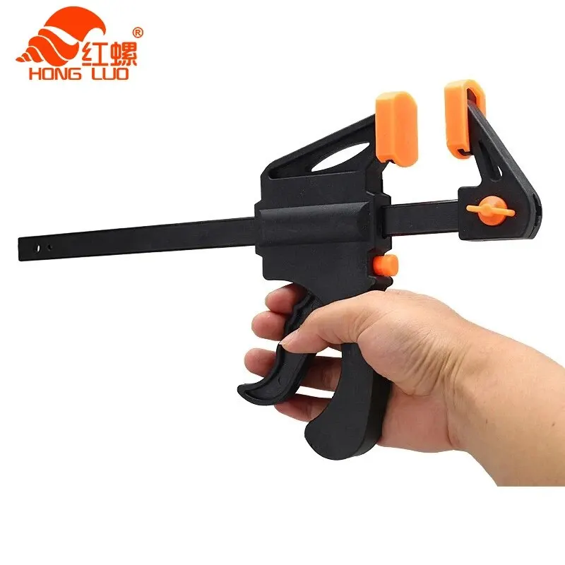 Ağaç İşleme çalışma çubuğu F kelepçe klip kiti hızlı cırcır yayın hız sıkmak ağaç İşleme DIY marangozluk Gadget el aletleri