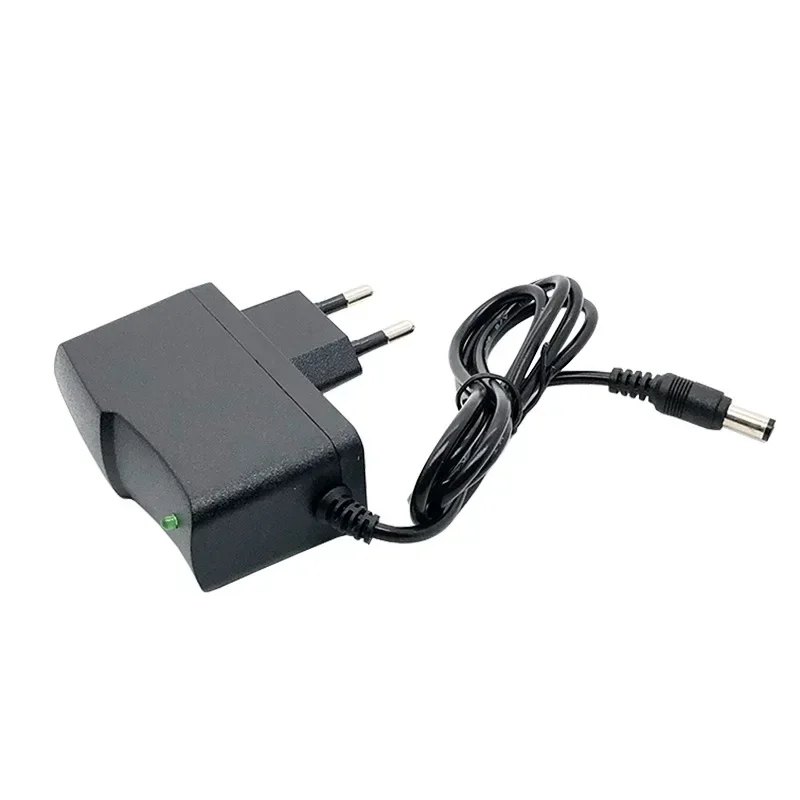 DC 3V2A 5V2A 6V 2A 9V 12V 0.5A 500mA 15V 1A Power Supply Charger with Lamp, EU Plug, 5.5mm * 2.5mm(2.1mm) AC Converter Adapter