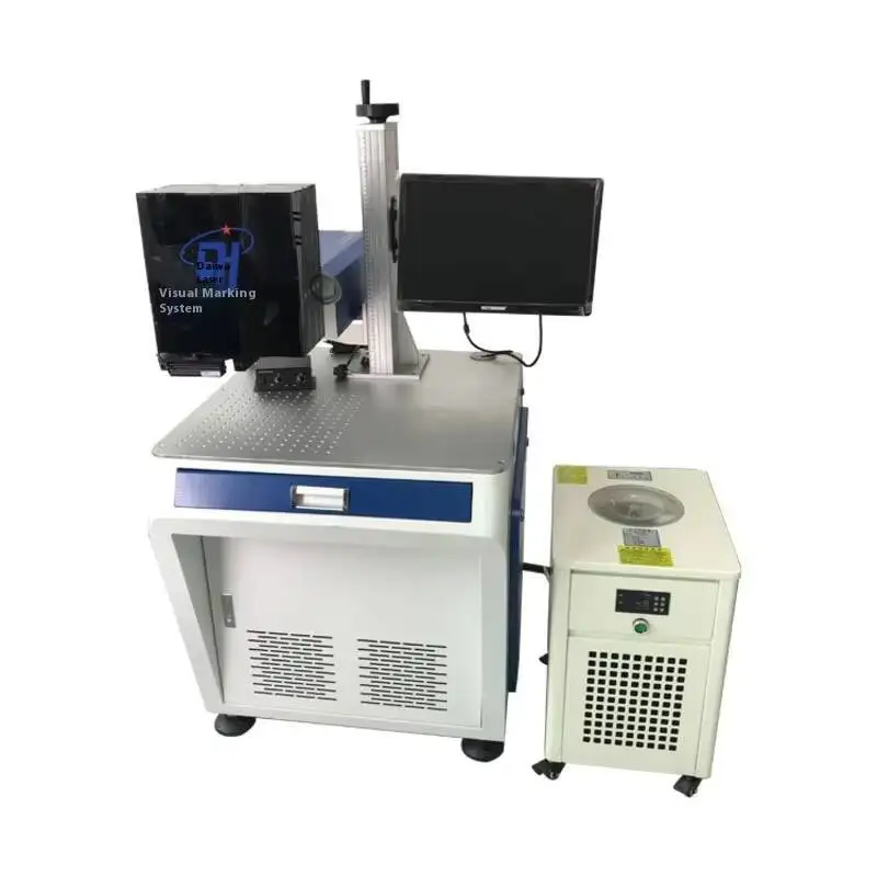 Desktop Computer Engraving And Coding Machine UV Fiber Flying Vision Marking Engraving Laser Machine Fiber Laser Marking Machine
