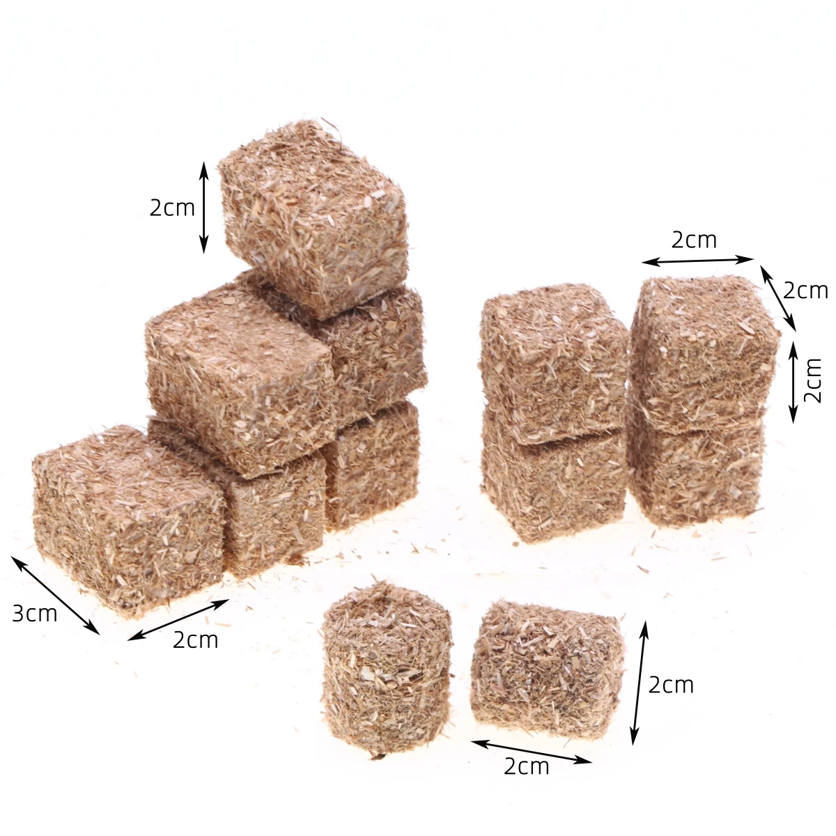 4Pcs Mini Natural Square Round Hay Bale Straw Hay Bale Blocks Dollhouse Farm Garden Thanksgiving Autumn Western Party PhotoProp