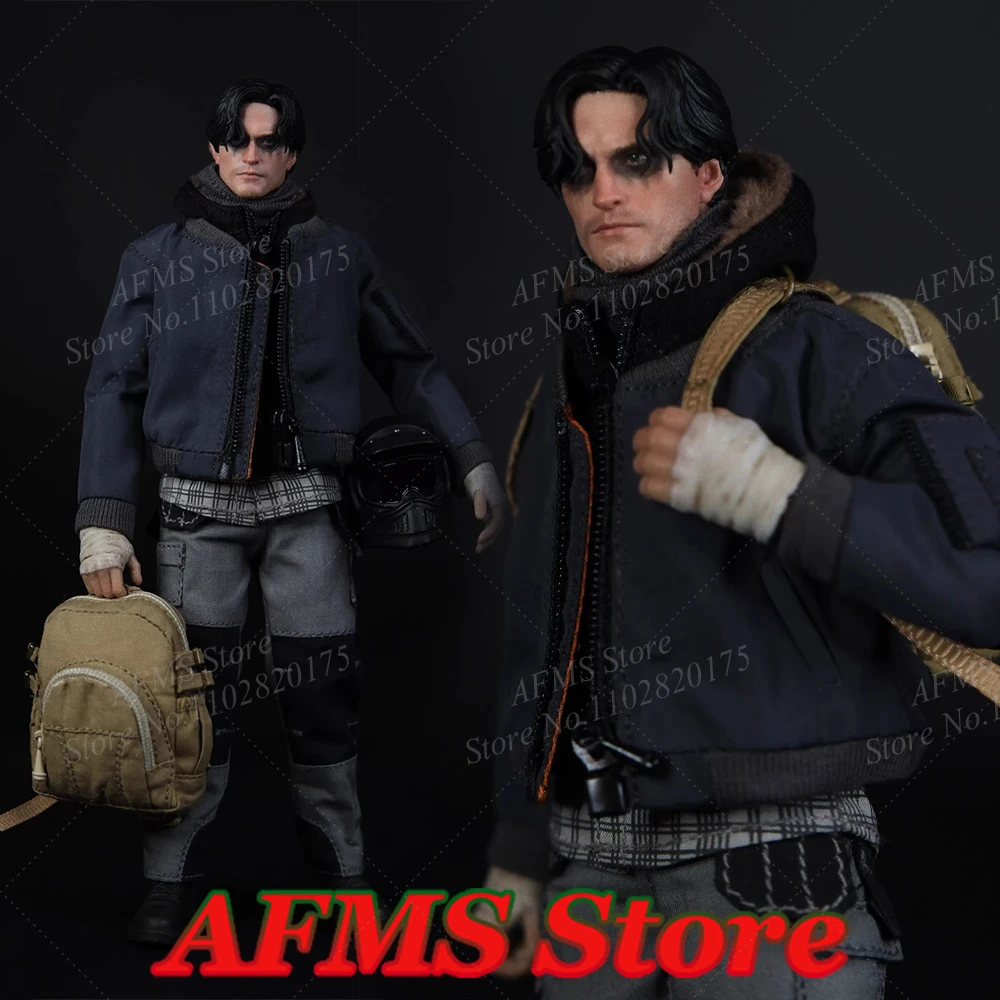 

RemadCustom RM-013 1/12 Scale Collectible Figure Motorcycle Ranger Robert Pattinson Bat Hero 6Inch Men Soldier Action Figure Toy