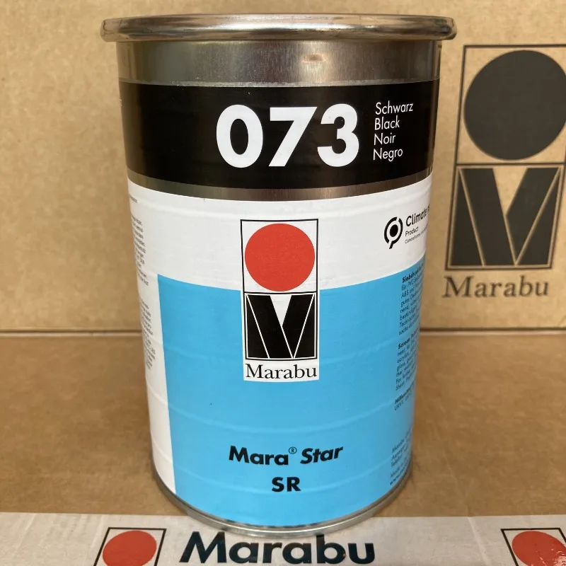 Marabu Genuine German Marabu Ink SR070 White SR073 Black High-end Screen Printing Ink