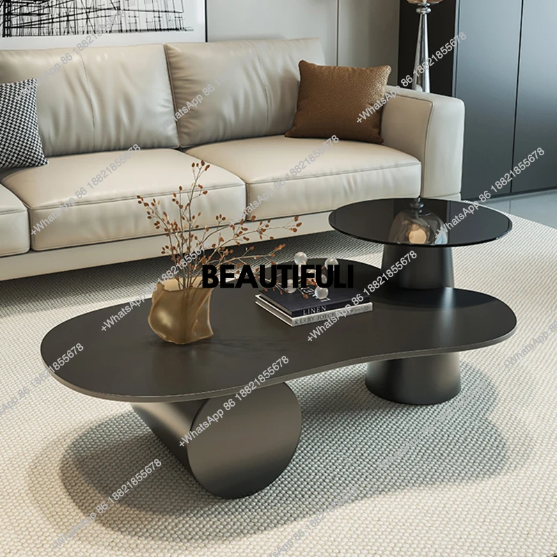 

Креативный эстетический приставной столик, роскошные компактные журнальные столики, минималистичная современная мебель для гостиной Mesa De Centro De Sala