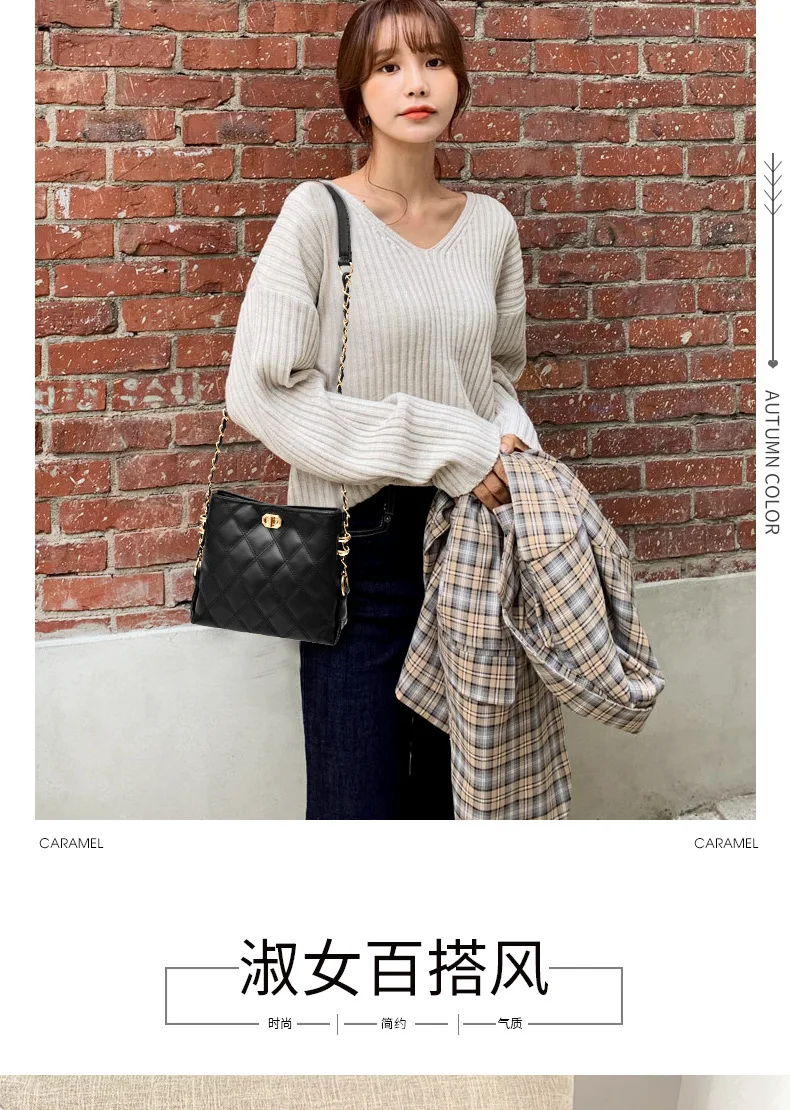 Design Handtasche Umhängetaschen für Frauen Kleine Luxus Umhängetasche Hochwertige Weiche Leder Geldbörse Neue Damen Kleine Quadratische Tasche – Detail 2
