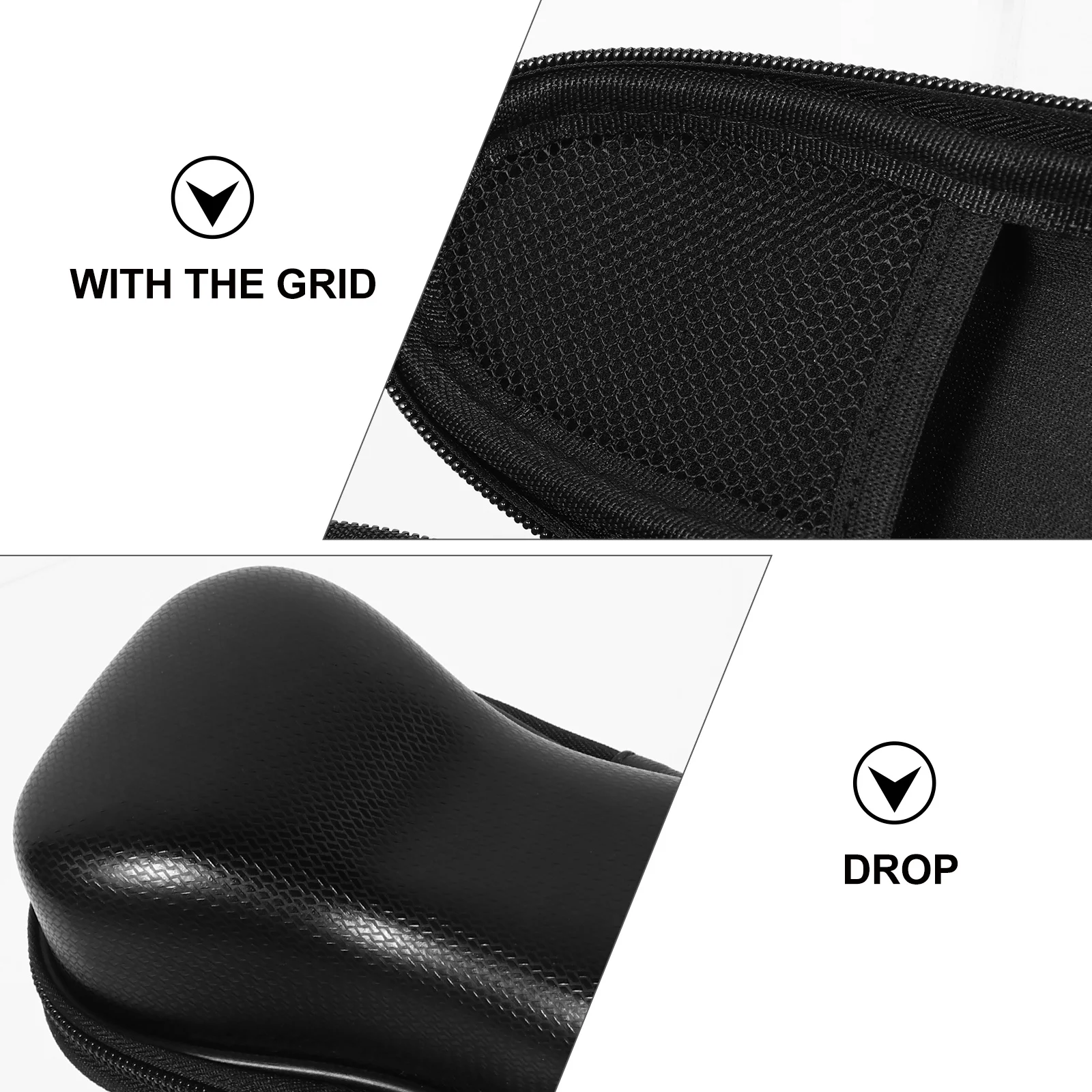 حقيبة تخزين ماكينة الحلاقة EVA صندوق الحلاقة الكهربائي منظم السفر للرجال حاوية العناية المحمولة المقاومة للماء #2