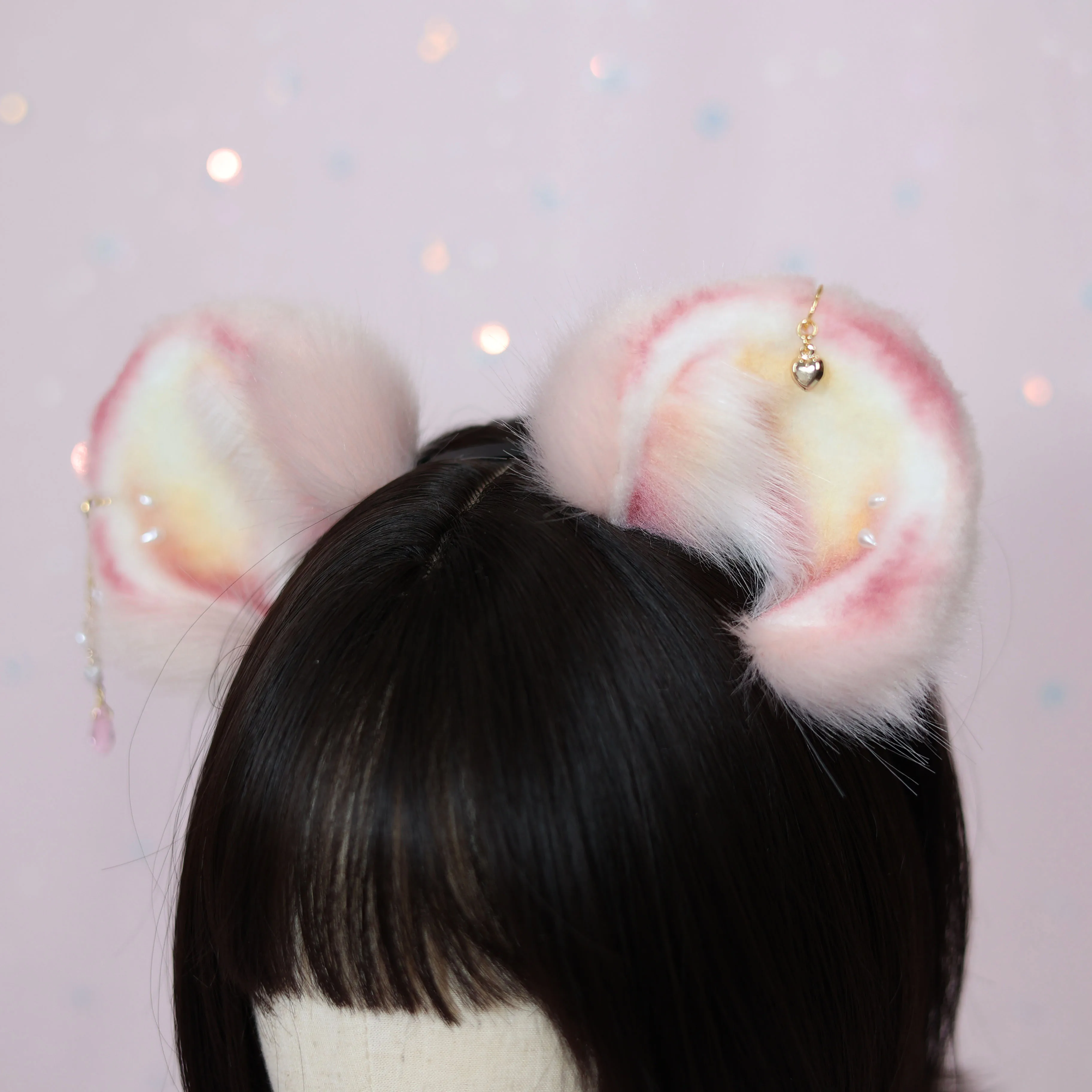 New Lovely Halloween Cosplay Bear Ears Headwear Earrings Hairhoop Original Headband Girl Lolita Accessories