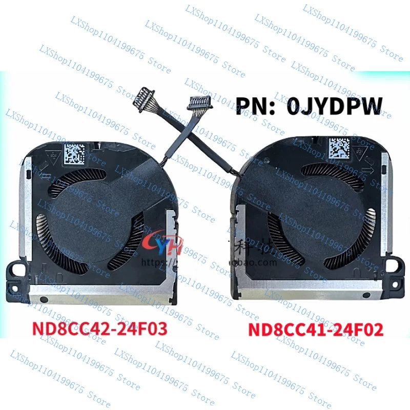 

Original for DELL ND8CC41-24F02 ND8CC42-24F03 COOLING FAN R+L 0JYDPW