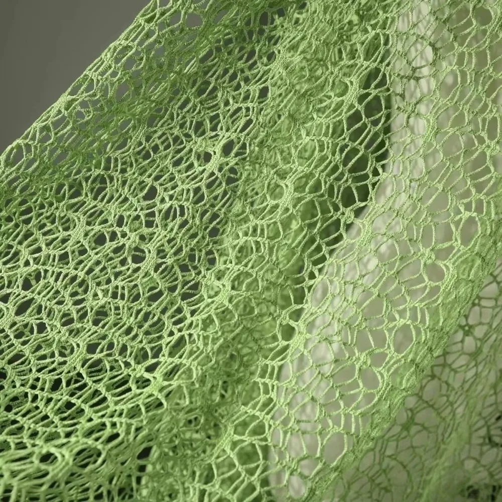 New Irregular Hollow Mesh Gauze DIY Winding Texture Sewing Fabric Soft Plain Designer Cloth Clothing Decorative Sewing Fabric