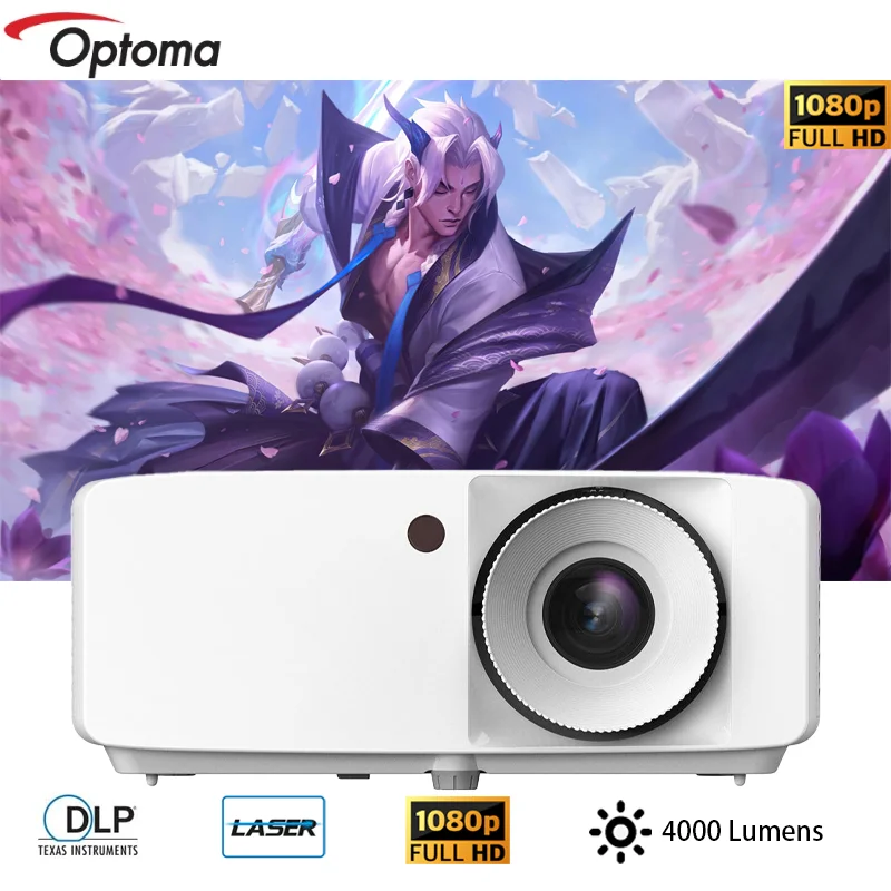 Optoma JNF7134 Projector Laser 4k DLP 1080p 4000 Lumens Full 3D Meeting Beamer Smart Business&Education Proyector