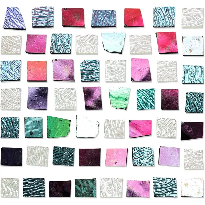 

A60zdichroic Glass Scrap Assorted 4 Bags For Fusing Microwave Kiln, Fusible Iridescent Effects For Jewelry Making Suppliesmay