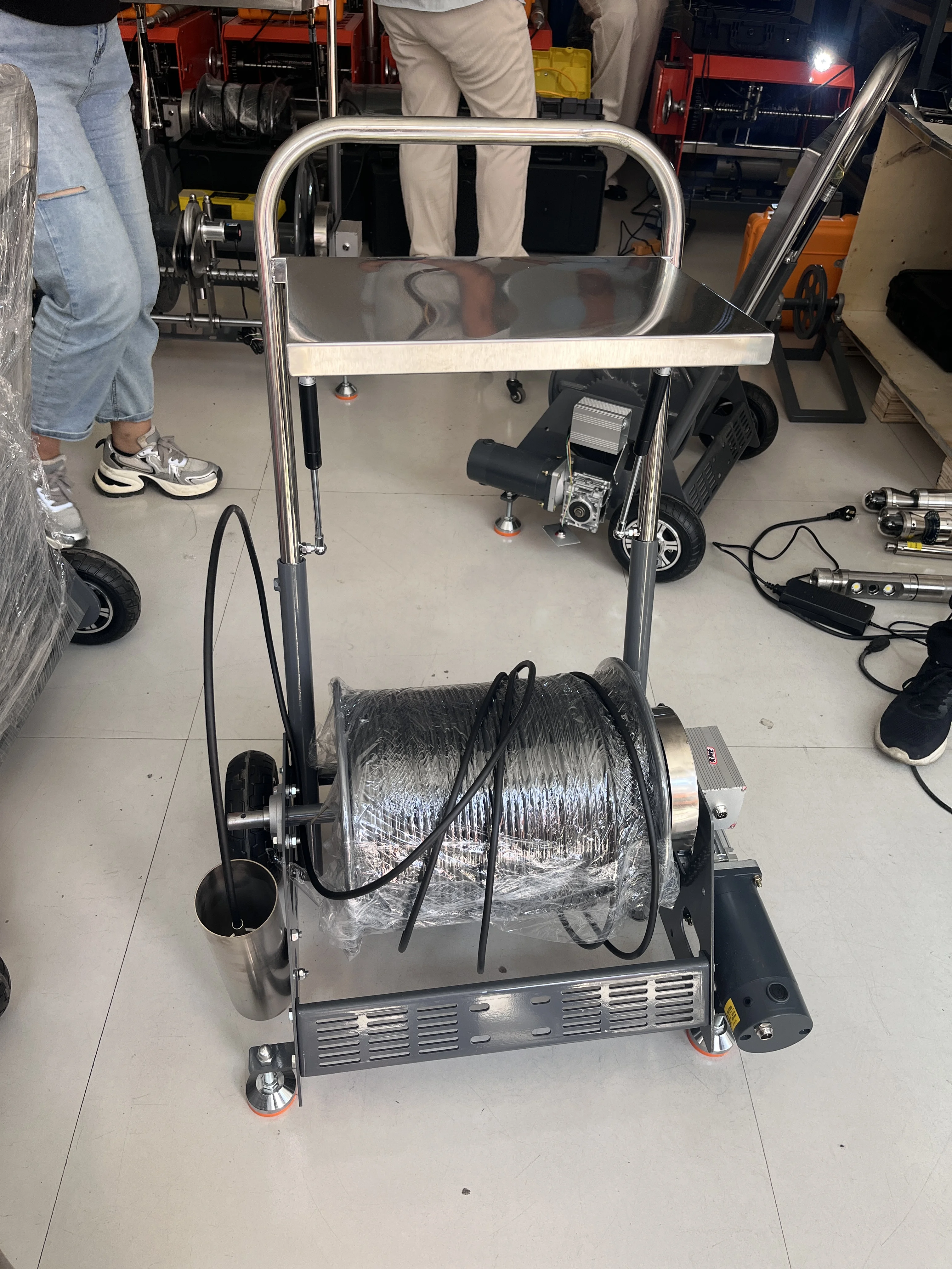 Nueva cámara panorámica HD con tarjeta de memoria de 32G de alta calidad, 100m, 200m, 300m, cámara de perforación, cámara de detección de perforación de pozos de agua