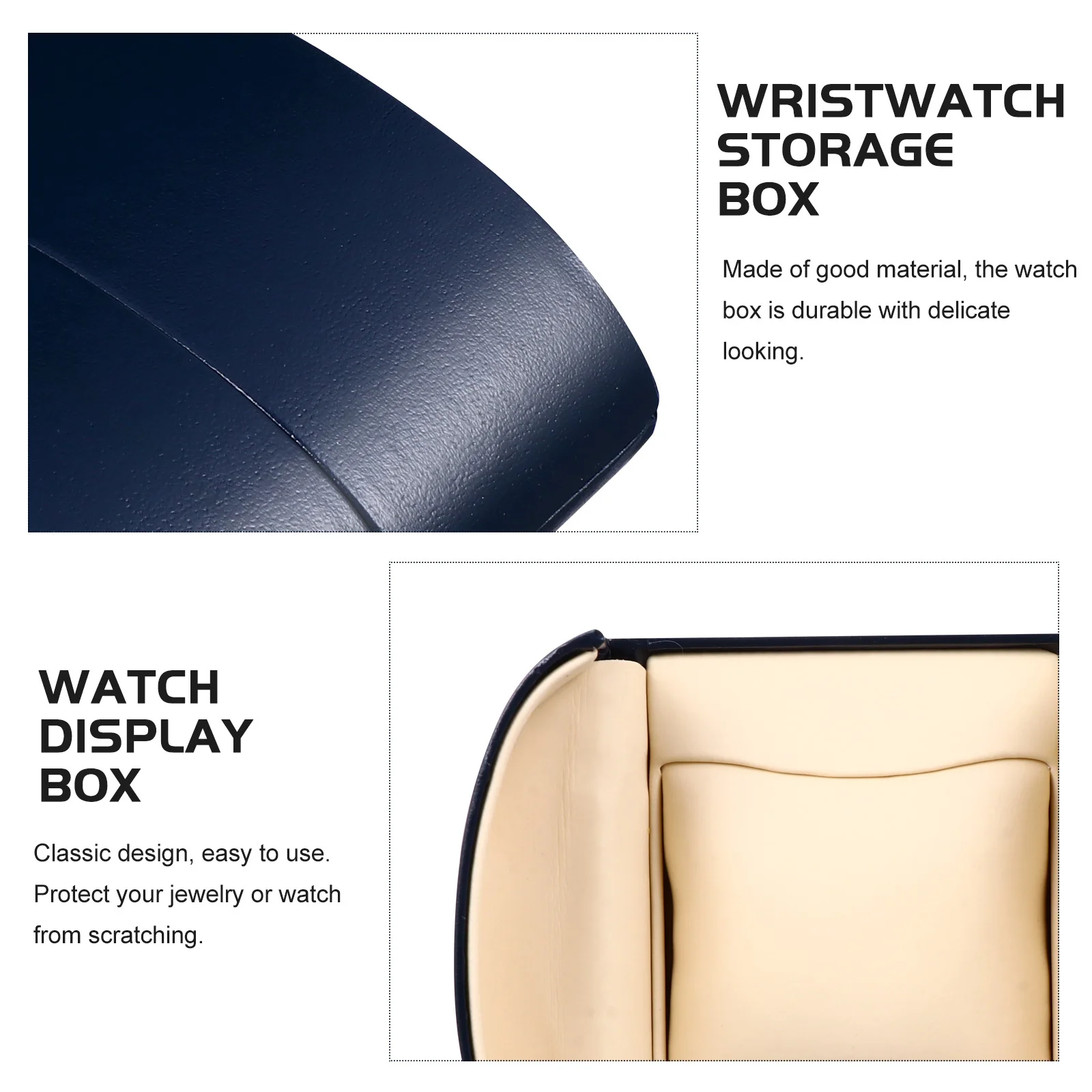 1Pcs Premium Watch Display Case Reliable Gift Container for Personal Home Use Watch Display Case Wristwatch Storage Box