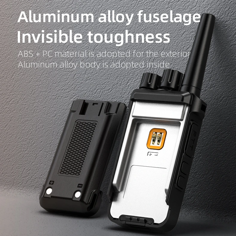KSUN X26 Woki Toki アルミ合金ボディ 耐衝撃 VOX 400-470MHz 5km 8km ウォーキートーキー ラジオ ツアーガイド用