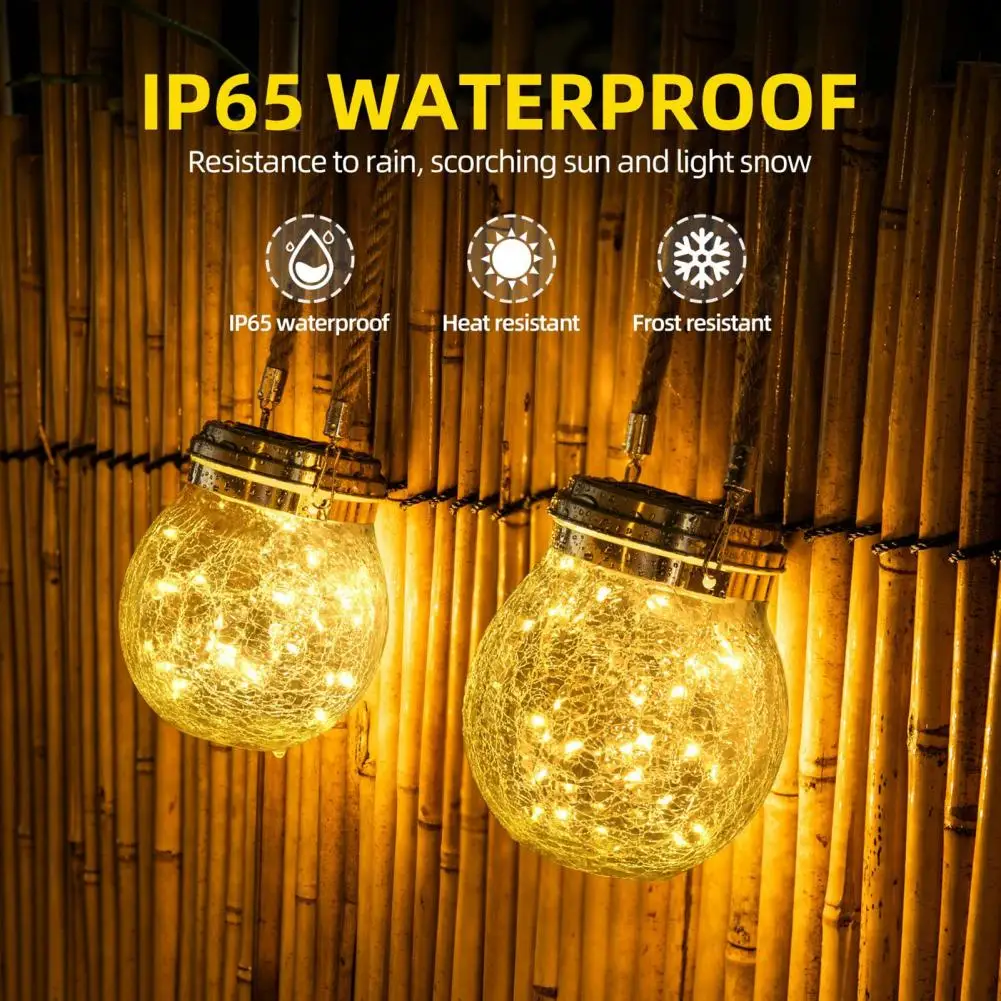 

Solar Lanterns with Built-in Light Sensors Decorative Solar Lantern Lights with Flickering Flame for Outdoor for Yard for Porch